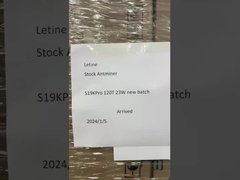 Stock Bitmain S19Kpro 120T Low Power High Harshrate Bitcoin Asic Miner