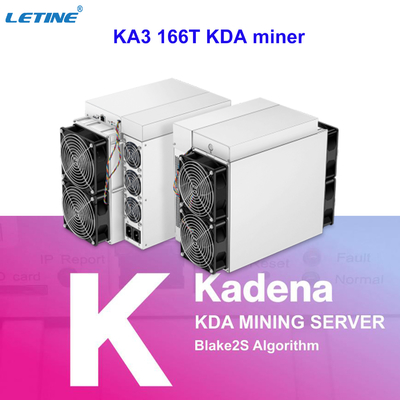 most powerful antminer ka3 KDA Blake2S  Air-cooling Miner 166Th profit 100USD more