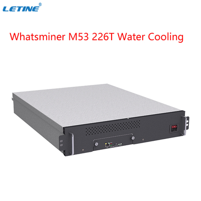 WhatsMiner M53 226T BTC ASIC Miner 6554W Water Cooling High Hashrate