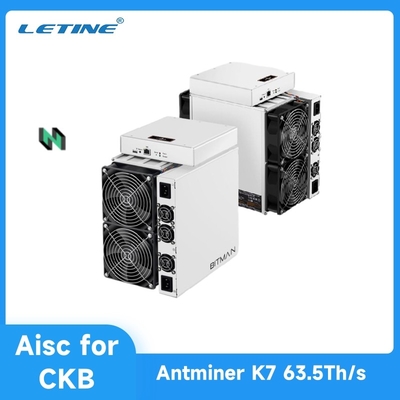 Antminer K7 63.5Th Blockchain Miners Eaglesong Algorithm 3080W