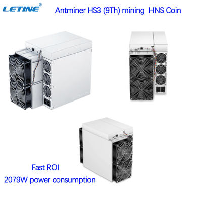 Fast ROI HNS Asic Miner Bitmain Antminer HS3 9T 2079W Blake2B + SHA3 Algo