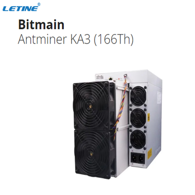 Blockchain 166T 3154W KDA Asic Miner Bitmain Antminer KA3 166th/S