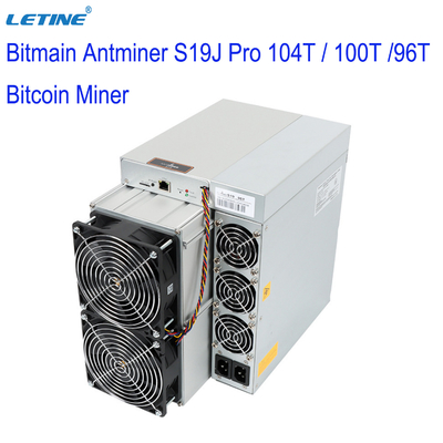 Stock Bitmain Bitcoin Antminer S19J Pro 104T 100T 96T S19 95T 90T Asic Blockchain BTC Miner