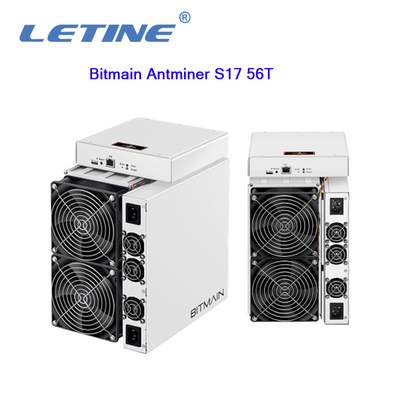 Second Hand Bitmain Antminer S17 56T 2520W BTC Mining Machine T17 64T S17+ 73T 76T Asic Miner