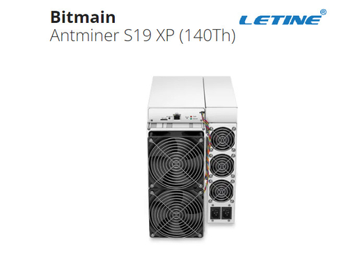 3010W Bitmain Antminer S19 XP 140Th Ethernet Interface 400mm