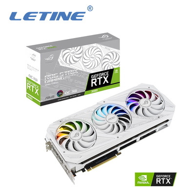 High Hashrate ROG-STRIX-RTX3090-O24G-WHITE graphics card with 24GB GDDR6X 1890 MHz support overclock