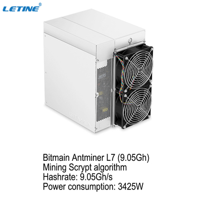 LTC Doge Crypto Scrypt Mining Machine Bitmain Antminer L7 9050M 9300Mh 9500Mh Litecoin Ant L7