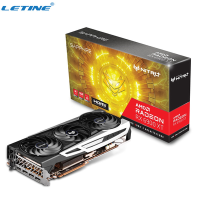 16GB 256 Bit DDR6 Gpu Miner Video Card Sapphire Nitro + Radeon RX 6900 XT AMD