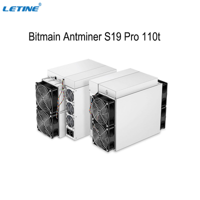 Bitcoin Asic Miner Machine Bitmain Antminer S19 Pro 110t  BTC S19PRO S19J PRO 104T 100T 96T Crypto Mining Server