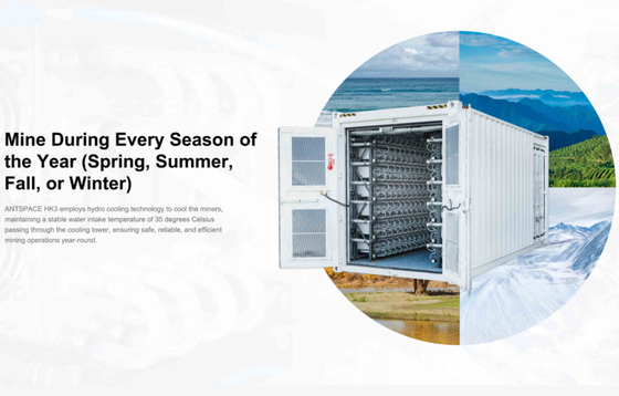 SHA256 BTC/BCH/BSV Algorithm Bitcoin Miner S19e XP Hyd 251TH/s 5522W 22J/T Hydro-Cooling