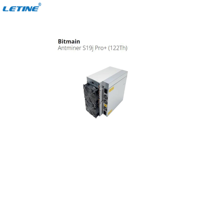 Bitmain BTC Miner Bitcoin Miner S19j Pro+ 122T SHA 256 Algorithm Block Chain Miner 3355W