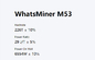 Whatsminer M56 188T 194T BTC Bitcoin Asic Miner Hydro Cooling Water Cooling