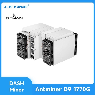 D9 1770Gh Bitmain Antminer D9 Dash Coin Miner Crypto Secondhand D7 1286G Asic Miner Blockchain miner Mining machine