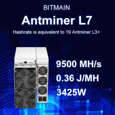 L7 8800m 9050m Scrypt Bitcoin Asic Miner Bitmain Antminer L7 9500m Wholesale