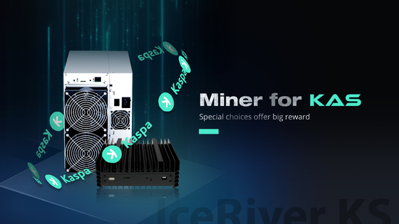 Iceriver KAS100 GH/S Hashrate,100-240V AC Voltage Input,Ethernet Connection