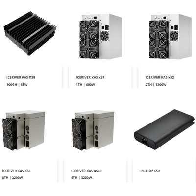 Iceriver KS2 KS0 KS3 3188W Asic Mining Machine KAS Miner Antminer KS3 8.3T