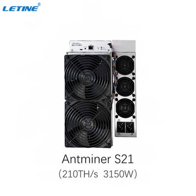 Bitmain Asic Antminer S21 200T 16J/T SHA-256 Blockchain Bitcoin Miner Power Consumption 3550W