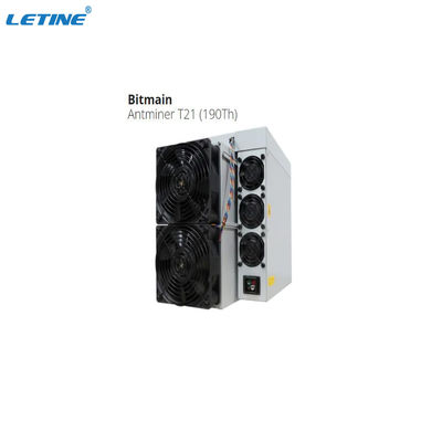 CE Bitmain Antminer T21 190Th SHA-256 Algorithm Bitcoin Mining Miner