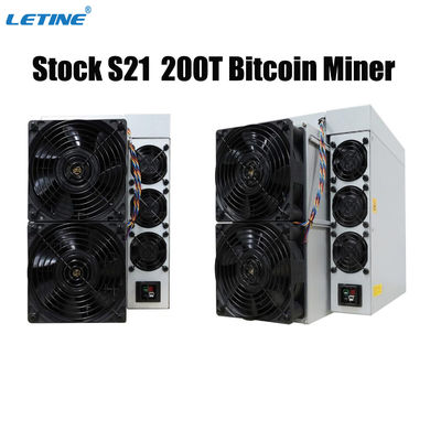 Bitmain Antminer S21 200T BTC Asic Miner 17.5W/J 3550W Bitcoin Mining Machine