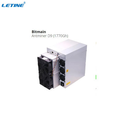 Crypto Mining Bitmain Antminer D9 1.77 Th/S Ethernet Interface With 4 Fan
