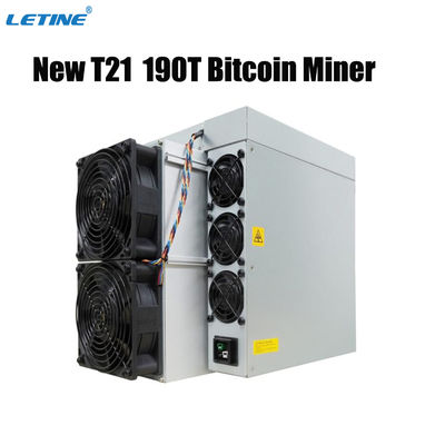 Antminer T21 Bitcoin Asic Miner BTC/BCH/BSV SHA256 Air Cooling Miner 190T 3610W 19.0J/T