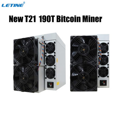 Antminer T21 Bitcoin Asic Miner BTC/BCH/BSV SHA256 Air Cooling Miner 190T 3610W 19.0J/T