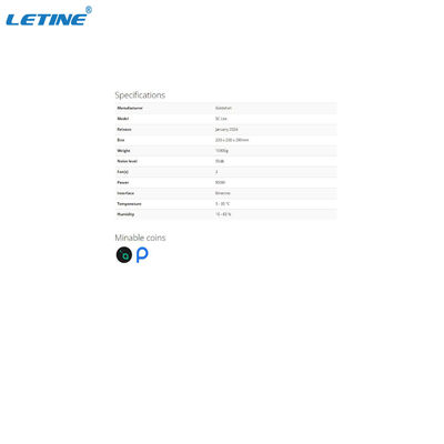 SC Lite Goldshell Asic Miner Blake2B-Sia Algorithm 4.4Th/S SiaCoin ScPrime