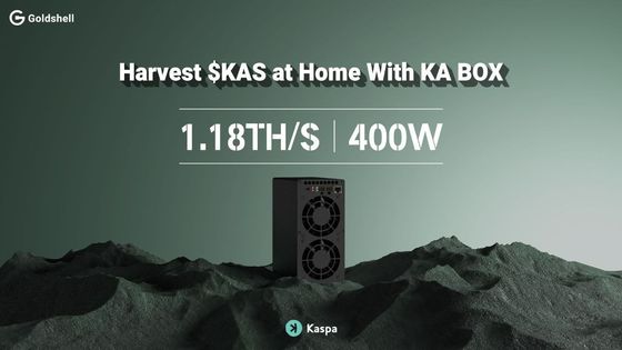 KAS Asic Miner Goldshell KA-BOX 1.18Th/s KHeavyHash Algorythm Kaspa Mining Machine Antminer KS5 KS3 Iceriver KS3M