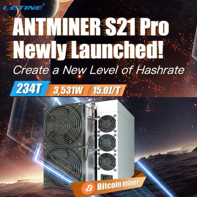 Antminer S21 Pro 234T 3550W T21 190T 233T S21 200T S21 Hydro 355T BTC Asic Miner Sha256 S19K Pro 120T 115T 110T Top