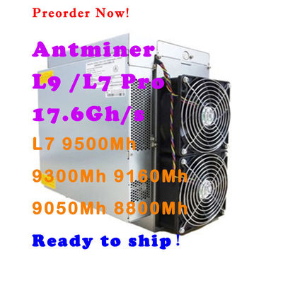 Most Powerful Blockchain Miner Antminer L9 17.6Gh/S 16.2GH/S 0.21J/M Mining LTC DOGE BEL Asic Miner Antminer L9