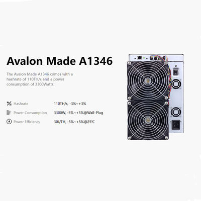 2024 New Release Canaan Avalon A1566 185Th/S 3420W For Mining Bitcoin Avalonminer A1566 A1466 A1346