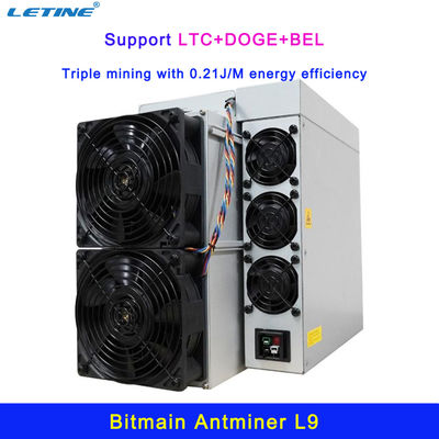 Bitmain L9 Miner Antminer L9 16G 16000M L7 9500M 9300M 9050M 8800M LTC Doge Blockchain Miner KA3 K7 X5 S21 KAS miner