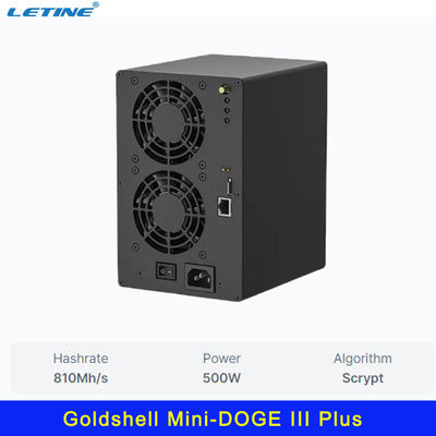 Mini-DOGE III Plus Goldshell Mining Algorithms 810Mh/s 500W DG1 DG1+ L7 L9 LTC DOGE Miner