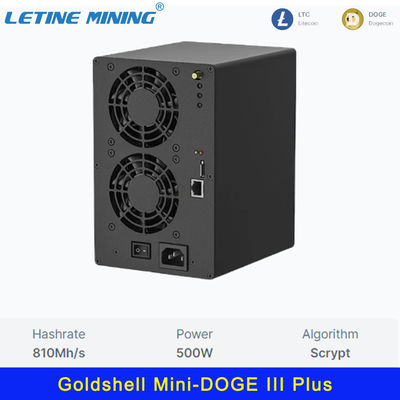 Mini-DOGE III Plus Goldshell Mining Algorithms 810Mh/s 500W DG1 DG1+ L7 L9 LTC DOGE Miner