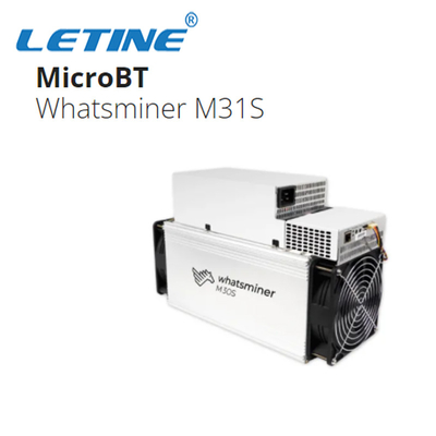 SHA-256 MicroBT Whatsminer M31S 76T 3220W 75db 12nm