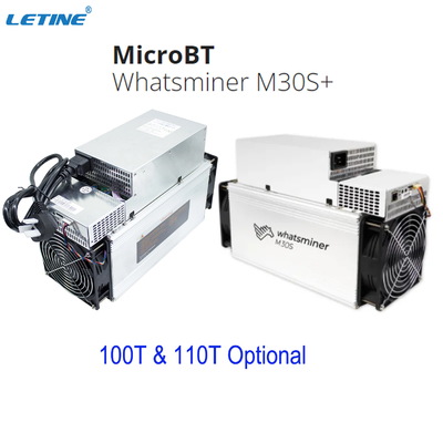 M30S+ 100T M30S++ 110T MicroBT Whatsminer 3250W SHA-256