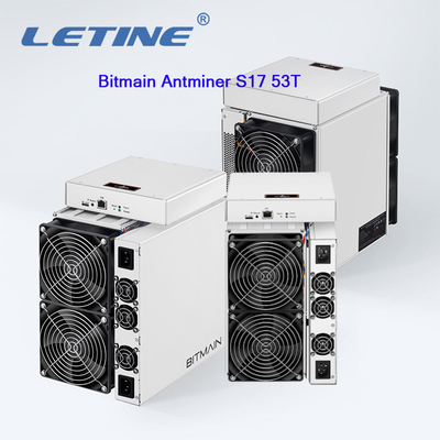 Used Bitmain Antminer S17 53T 2385W BTC Mining Machine S17 50T S17+ 73T 76T Asic Miner