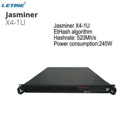 Ethash ETH ETC Asic Mining Machines Jasminer X4 1U 520MH 240W Ethereum Miner