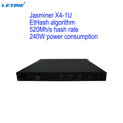 Ethash ETH ETC Asic Mining Machines Jasminer X4 1U 520MH 240W Ethereum Miner