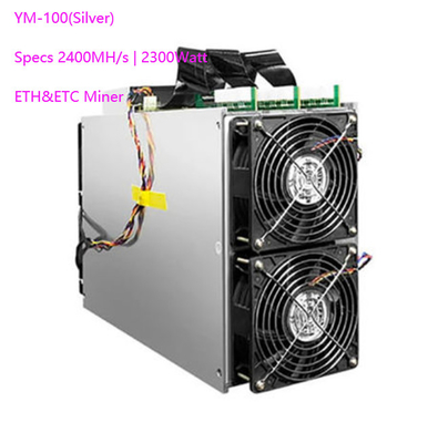 FCC ETH ETC Miner YM-100 Silver 2400MH 2300Watt 3530mmx250mmx380mm