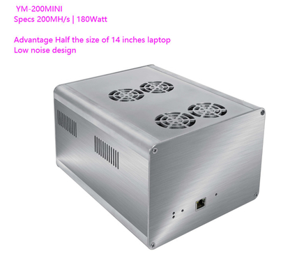 YM-200MINI 200MH 180Watt Low noise design ETH ETC blockchain Miner