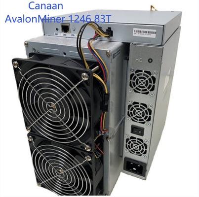 Avalon 1246 83T Bitcoin Miner Machine SHA 256 Algorithm Profitable 38W Per T