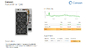 1246 93T Canaan Avalonminer SHA 256 Algorithm 38W Per T BTC Asic Miner A1246 93T