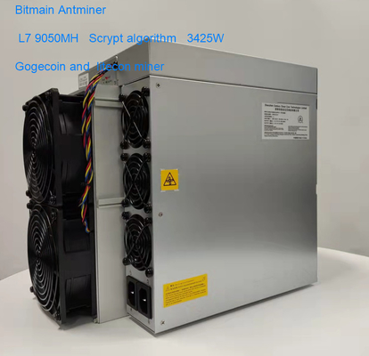 Antminer L7 9300mh Scrypt Algorithm Miner 3425W For LTC+ Dogecoin