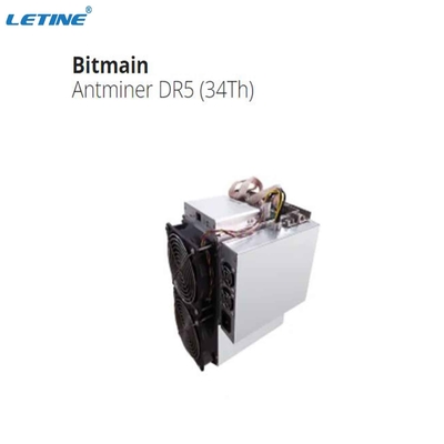 Antminer DR5 34Th Bitmain DCR Mining Machine Blake256R14 Miner